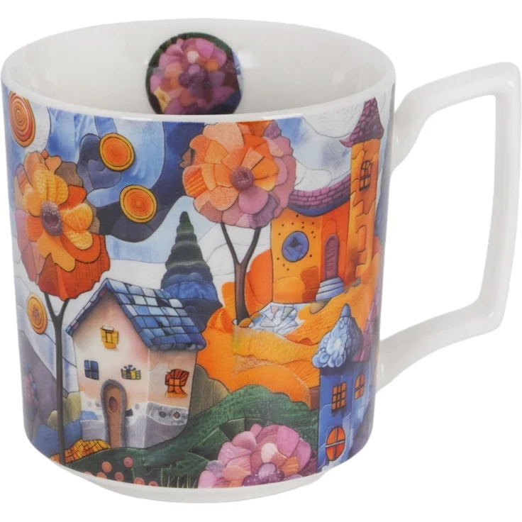 DUO Becher 450 ml MODERN COUNTRYSIDE New Bone China Porzellan – Bild 2