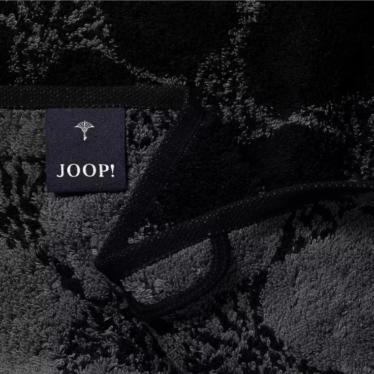2 Stück Joop! Gästetuch Cornflower 1611-90 Schwarz 30x50 – Bild 3