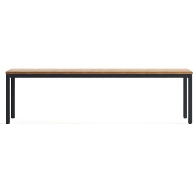 furni24 Sitzbank für Umkleideräume BxHxT: 150 x 42 x 40 cm, Umkleidesitzbank, Umkleidebank, Garderobenbank, Sportbank, Bank mit Echtholz für Fitnessstudio – Bild 2
