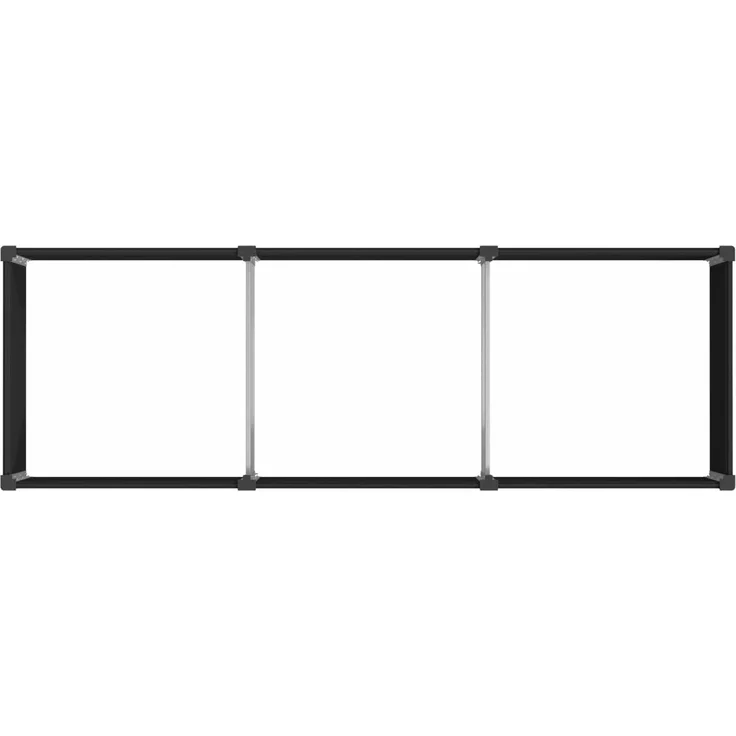 vidaXL Hochbeet Schwarz 300 x 100 x 54 cm 42038994 – Bild 4