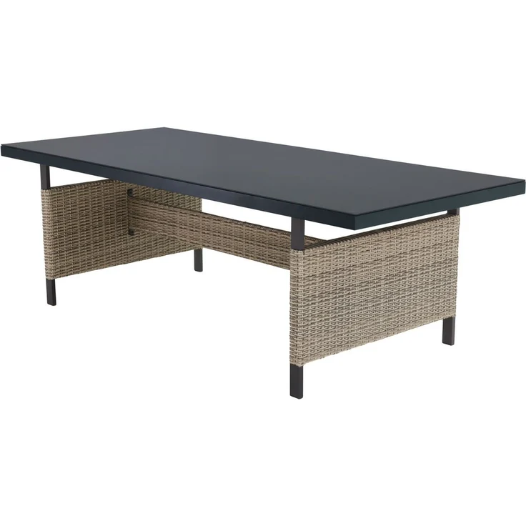 KONIFERA Garten-Essgruppe New Monaco, (Set, 17-tlg, 8x Sessel, 8x Auflagen, 1x Tisch), bestehend aus 8 Stühlen, 8 Sitzauflagen und 1 Tisch – Bild 2