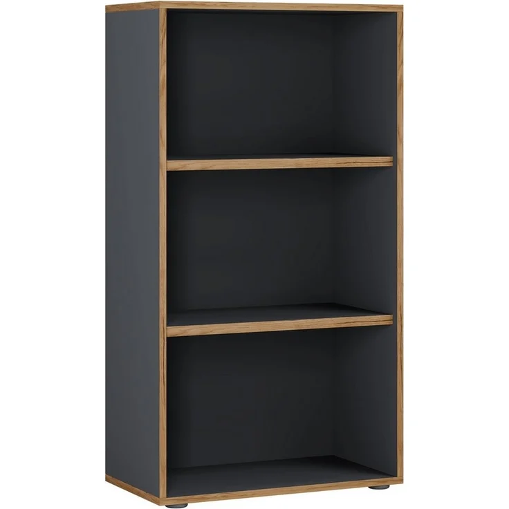 VCM Büroregal & Bücherregal Salia 920715 Anthrazit H. 110 x B. 60 x T. 33 cm – Bild 3