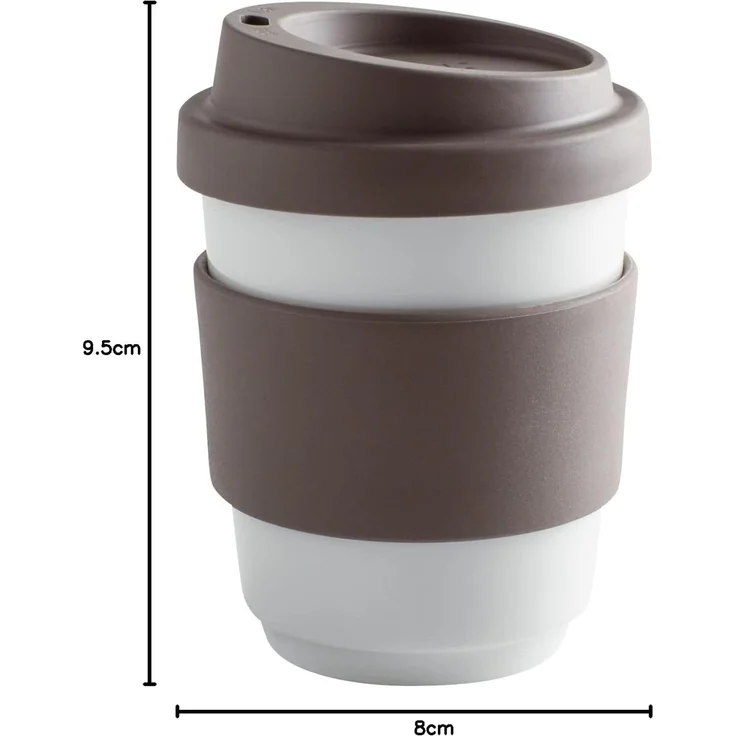 KAHLA Coffee-to-go-Becher Fillit Becher + Trinkdeckel, Porzellan, Made in Germany – Bild 7