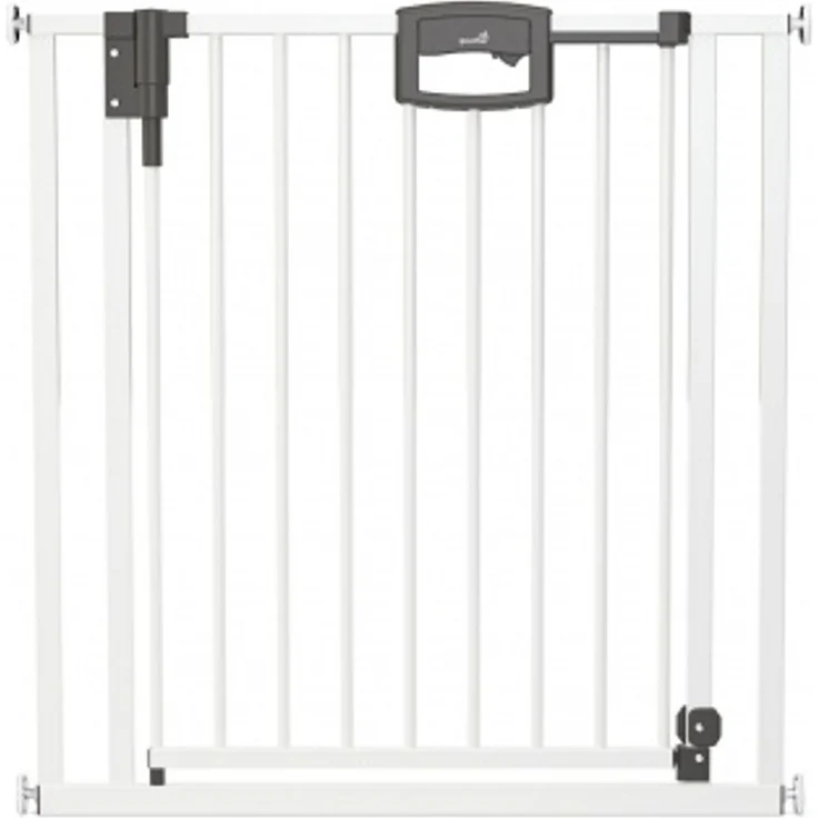 Geuther Türschutzgitter 'Easylock Plus' zum Klemmen für Öffnungen, Metall, Weiß, 144,5 cm - 152,5 cm – Bild 1