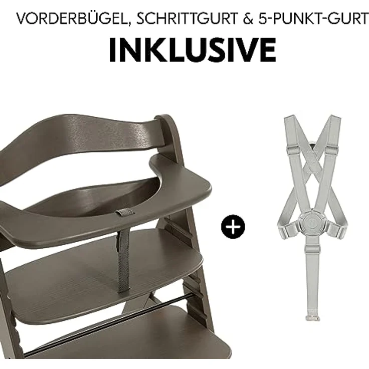 Hauck Hochstuhl Alpha + Select charcoal – Bild 3
