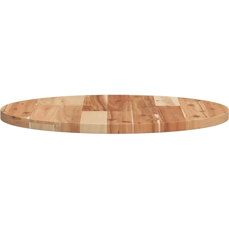 vidaXL Tischplatte Rund Ø50x2 cm Massivholz Akazie 4008695 – Bild 6