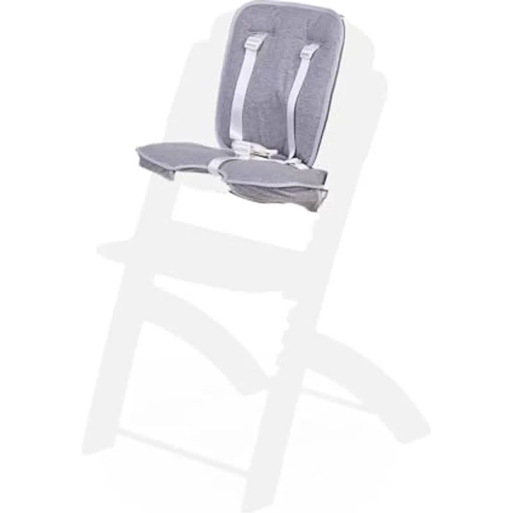 CHILDHOME, Kissen für Hochstuhl Evosit Childhome, Jersey 100% Baumwolle Ökotex, Jersey grey – Bild 2