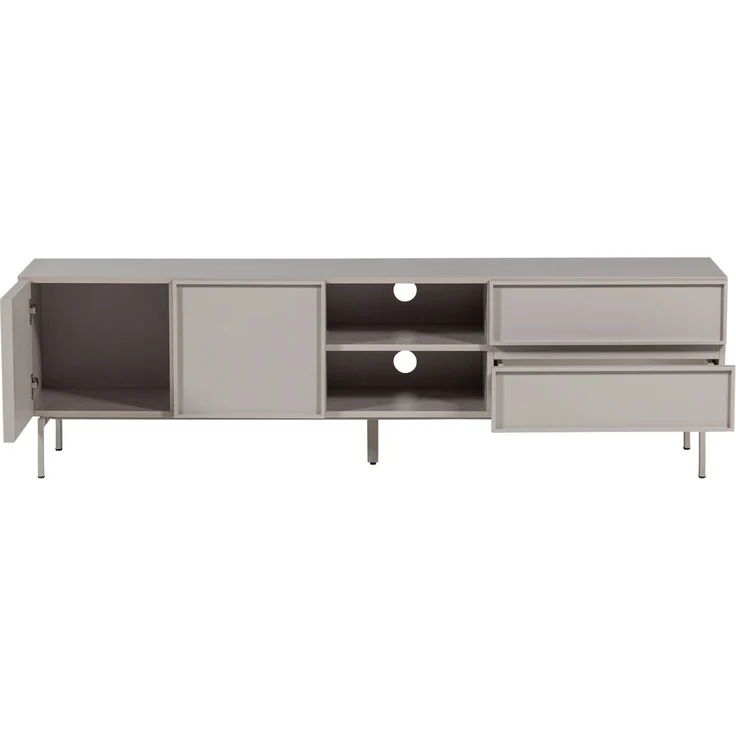 TV-Board Tours aus Melamin und MDF, modern mit viel Stauraum, sandfarben, 180 cm breit – Bild 5
