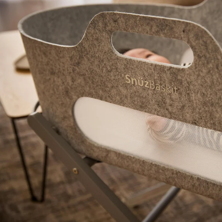 Snüz SnüzBaskit Moses Basket + Stand Set - Dove Gr – Bild 3