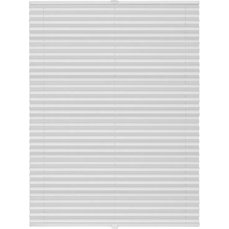 ondeco Plissee Klemmfix auf Maß für alle Fenster innen, ohne Bohren, Montage Klemmträger Sonnenschutz Sichtschutz Rollo Blickdicht - Weiß - B): 131-140 cm, H): 101-150 cm