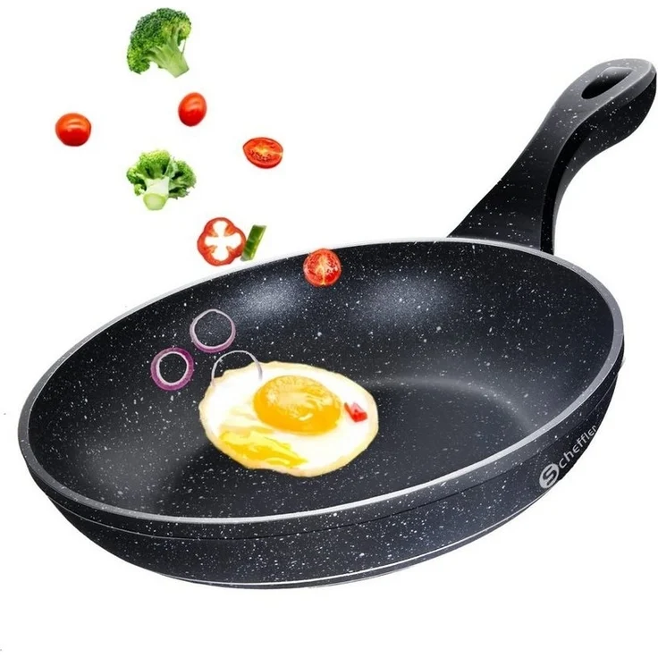 Scheffler Bratpfanne Pfanne 20/24/28 cm Pfanne Induktion Beschichtete Pfanne, Aluminium (Pfannen), Induktion – Bild 1