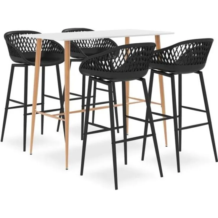 5-tlg. Bar-Set Weiß und Schwarz [3057431]