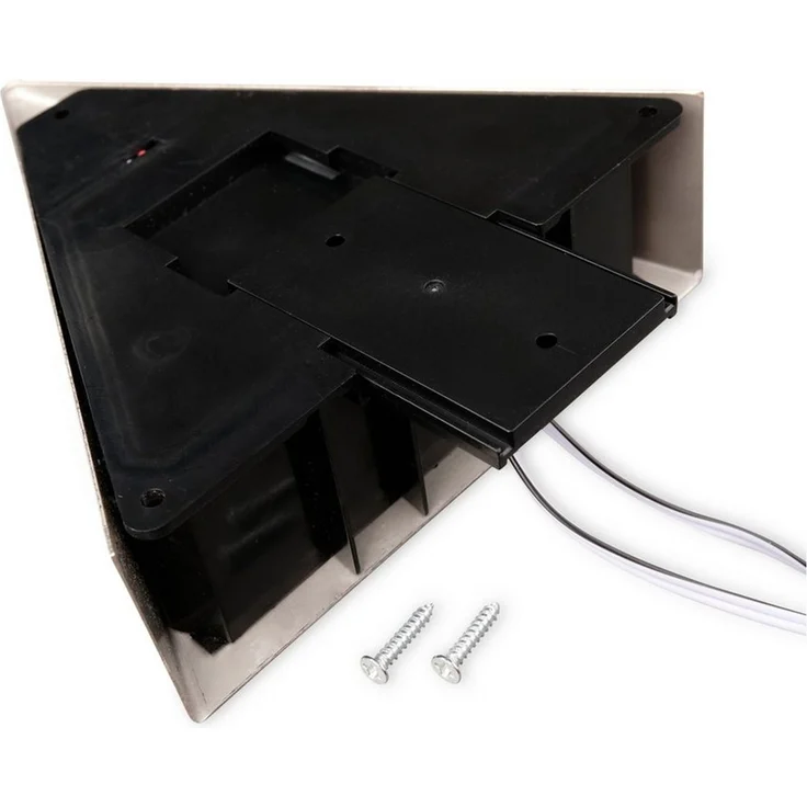 kalb LED Unterbauleuchte Dreieck LED Unterbauleuchten mit Sensor, Warmweiß, dimmbar, Edelstahl, 4er Set warmweiß, warmweiß – Bild 1
