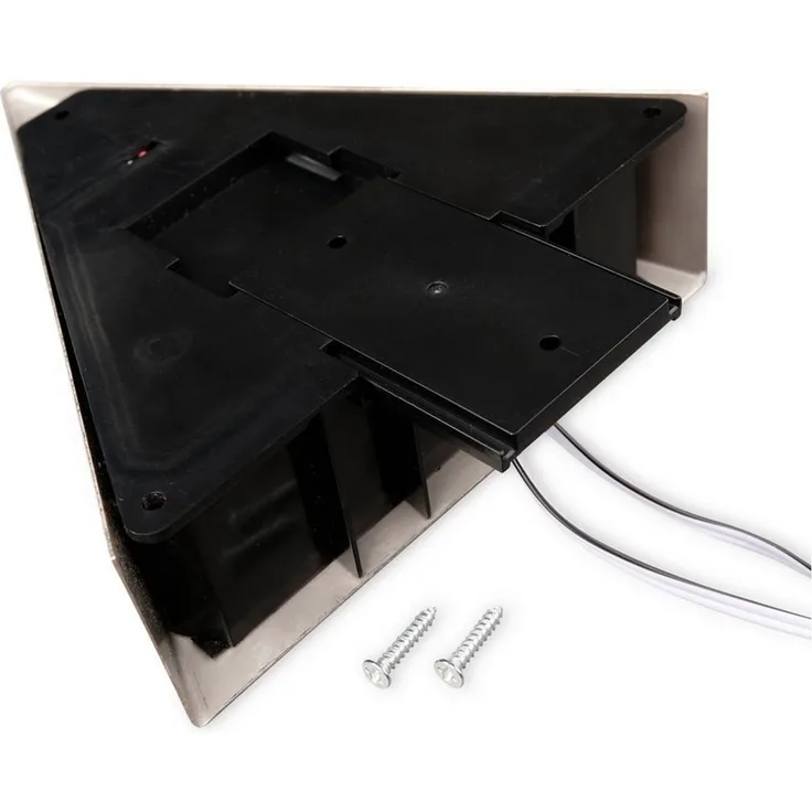 kalb LED Unterbauleuchte Dreieck LED Unterbauleuchten mit Sensor, Warmweiß, dimmbar, Edelstahl, 4er Set warmweiß, warmweiß
