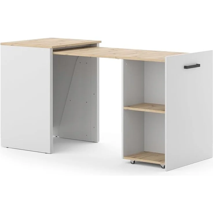 Esstisch Adam Greige/Artisan 60 x 50.4 cm ausziehbar Vicco
