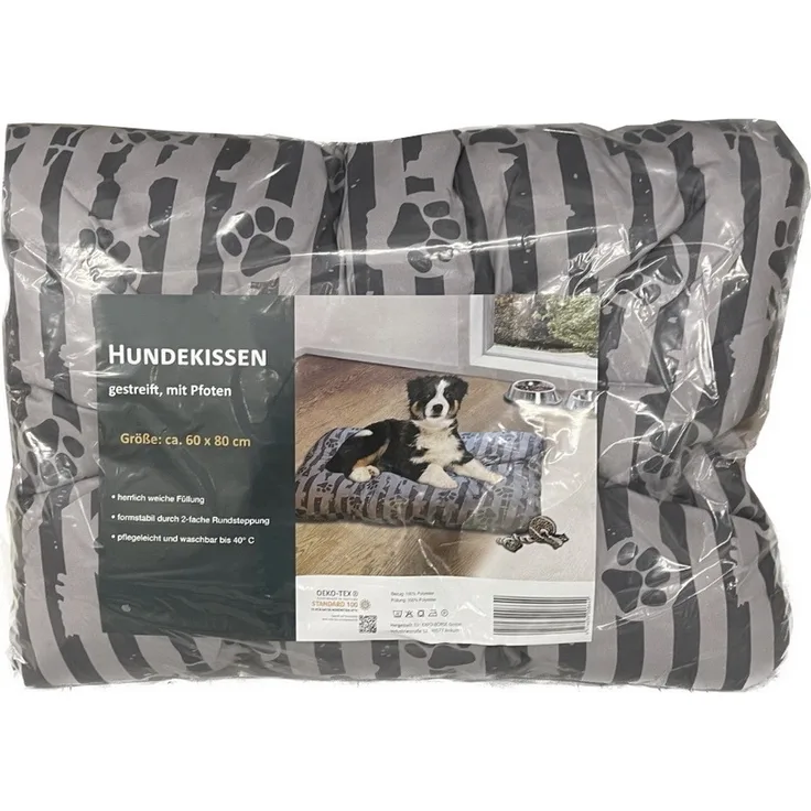 Hundekissen 60 x 80 cm 1438-01305 grau