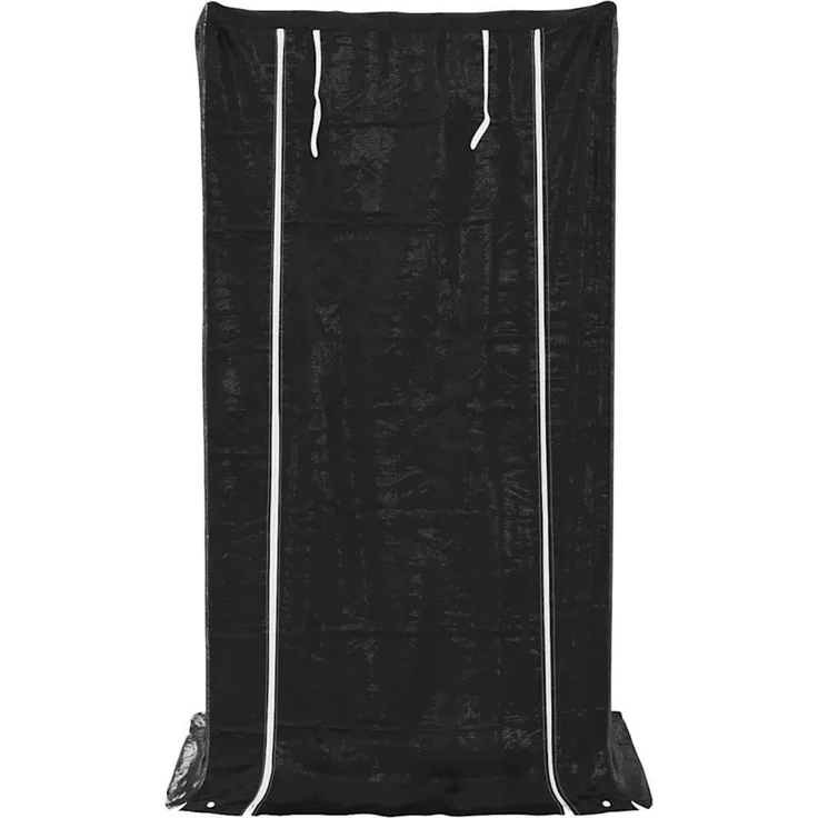 vidaXL Brennholzregal mit Regenschutz 100x80x200 cm Verzinkter Stahl 4104950 – Bild 4