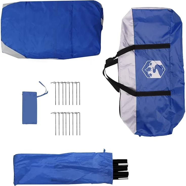vidaXL Partyzelt Azurblau Wasserdicht 4100643 – Bild 8