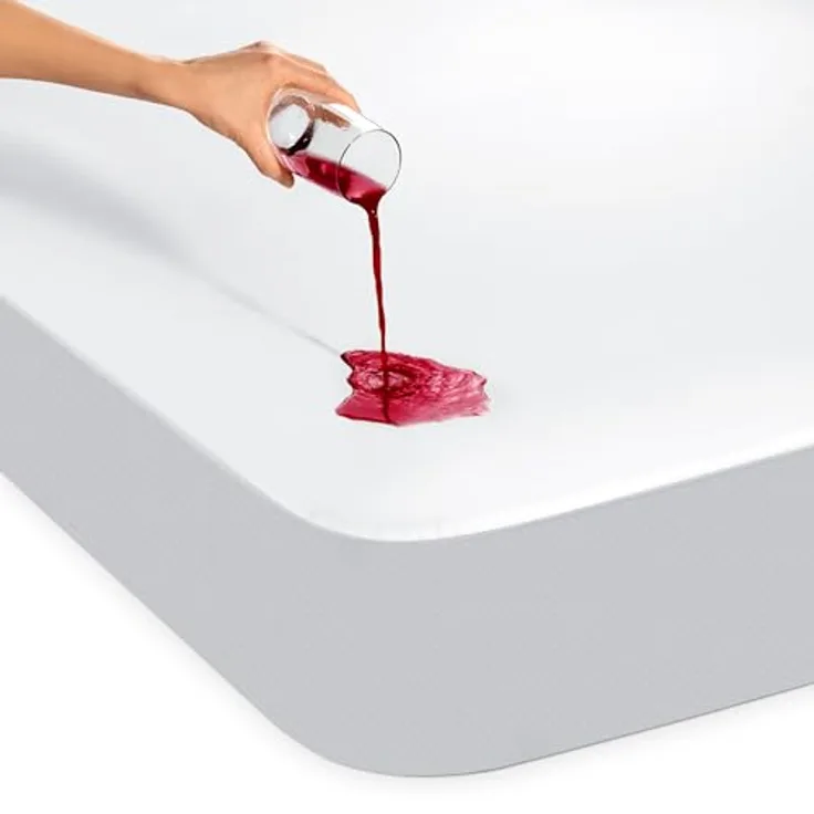 Dreamzie - Matratzenschoner 90x200 Wasserdicht - strapazierfähige und wasserdichte Matratzenauflage - Matratzenschoner 90x200 cm - optimaler Schutz und atmungsaktiv