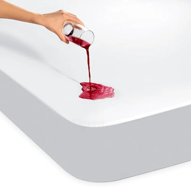 Dreamzie - Matratzenschoner 90x200 Wasserdicht - strapazierfähige und wasserdichte Matratzenauflage - Matratzenschoner 90x200 cm - optimaler Schutz und atmungsaktiv – Bild 1