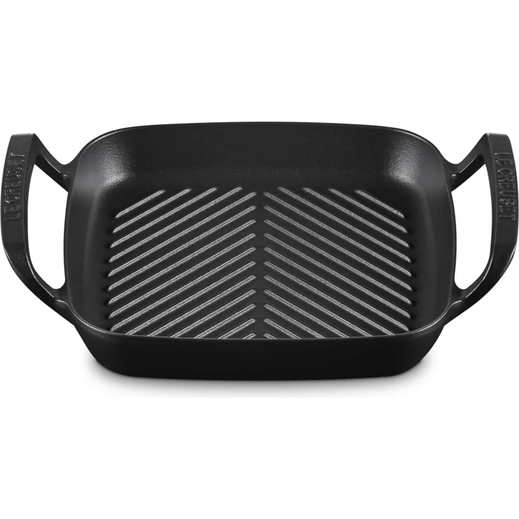Le Creuset Grillpfanne quadratisch BBQ Outdoor aus Gusseise 26 cm - 26 cm