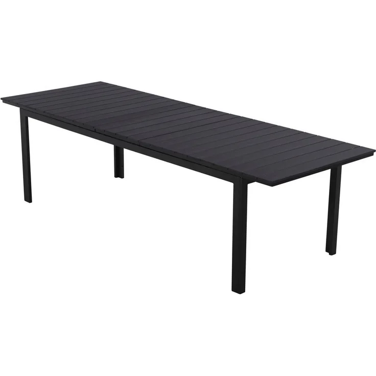 ebuy24 Gartentisch Willy Gartentisch ausziehbar 95x230/287 cm schwarz – Bild 3