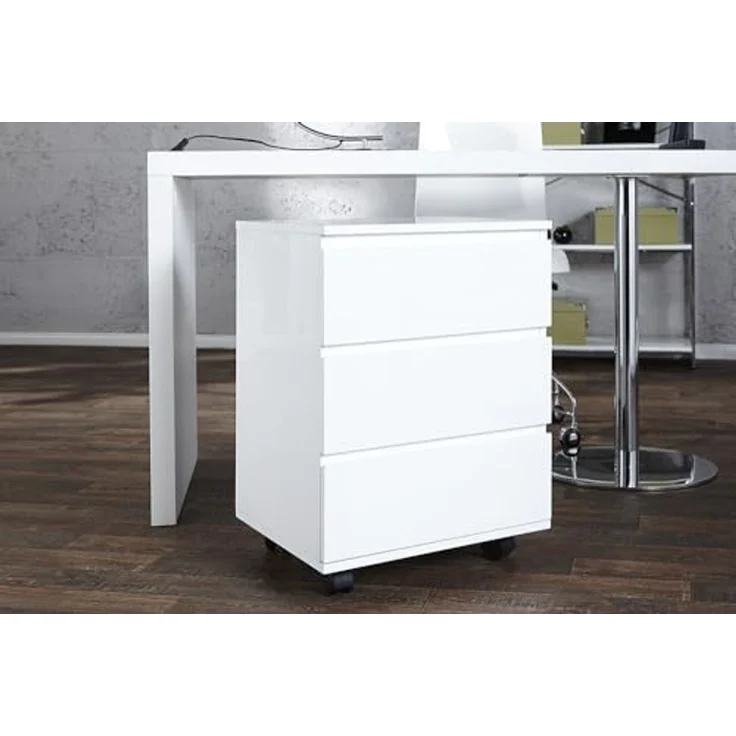 riess-ambiente Rollcontainer BIG DEAL 45cm weiß, Hochglanz – Bild 2