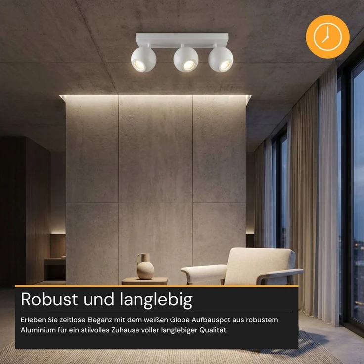 ENOVALITE LED Aufbaustrahler ENOVALITE LED Aufbauspot 21 W weiß – Bild 4