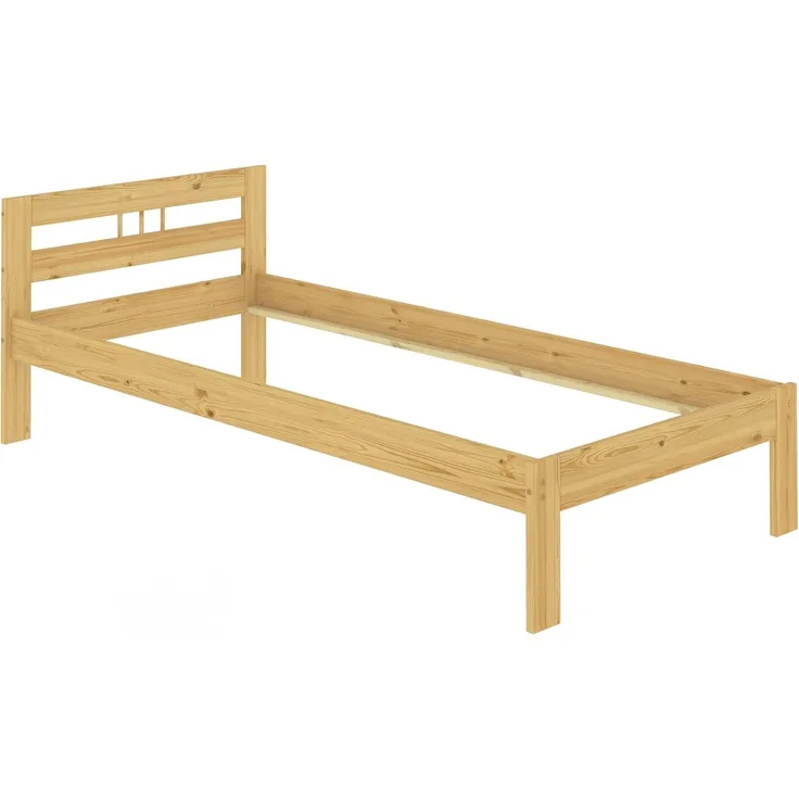 Erst-Holz Einzelbett 90x190 cm, natur