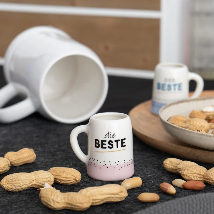 Schnapskrug Schnapsglas Stamper Keramik Sheepworld DIE BESTE 73833 – Bild 4