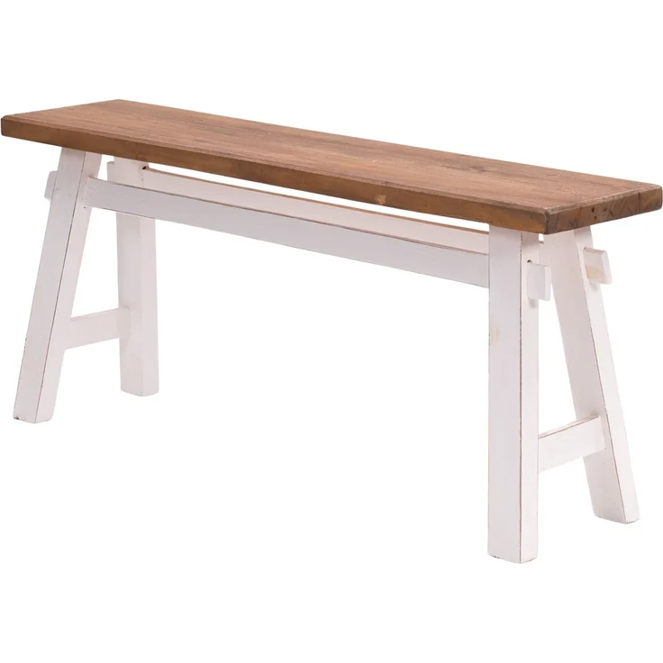 DESIGN DELIGHTS Sitzbank SITZBANK "EAST", Altholz massiv, 118x53x27,5cm (BxHxT), Holzbank, F – Bild 6