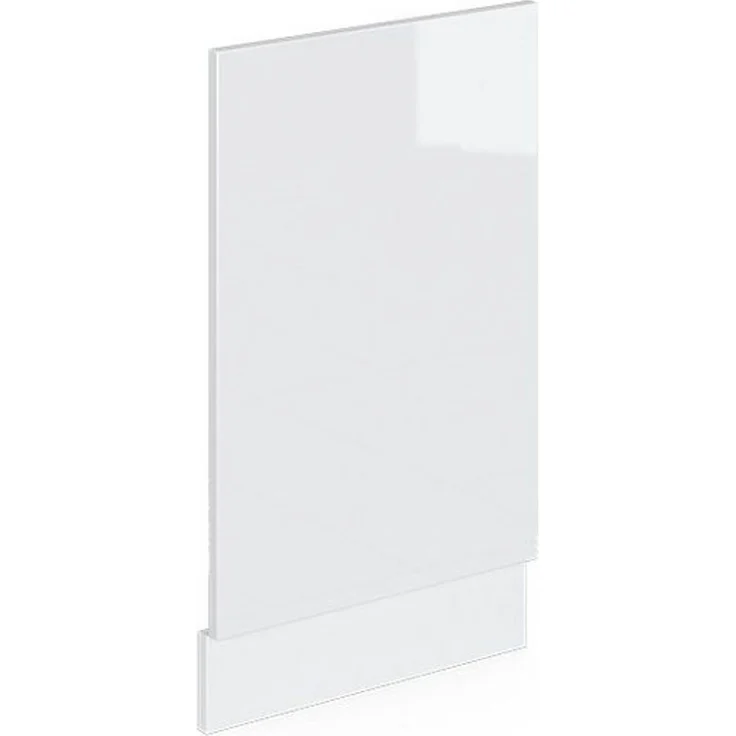 Frontblende R-Line Weiß Hochglanz 45 cm ohne Arbeitsplatte Vicco – Bild 1