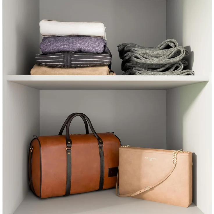 Forte Helen Kleiderschrank 230, klassischer Drehtürenschrank, 4-türig, Spiegel, Schlafzimmer, Holzwerkstoff, Weiß, 227,5 cm breit x 212,9 cm hoch x 58,9 cm tief – Bild 8