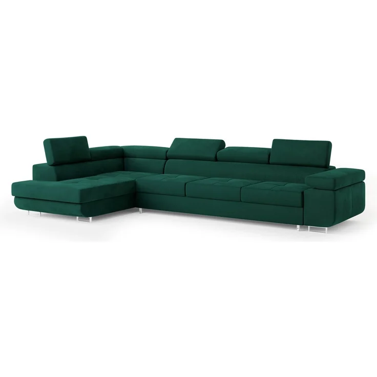 Masseno Ecksofa VICENTE mit Schlaffunktion L-Form, Sofa mit Bettkasten – Bild 2
