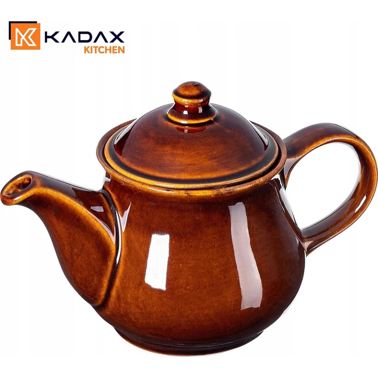 KADAX Teekanne, Kaffeekessel, Steingut 1L – Bild 8
