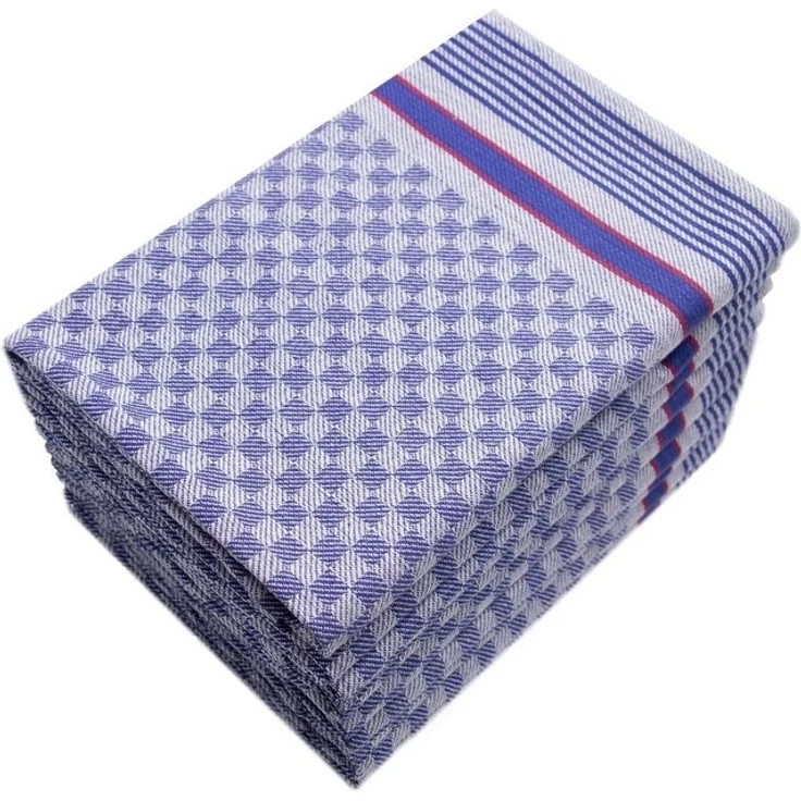 ZOLLNER Geschirrtuch, (Spar-Set, 10-tlg), 50 x 100 cm, 100% Baumwolle, vom Hotelwäschespezialisten – Bild 4