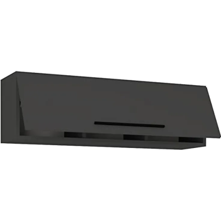 MID.YOU Lowboard Anthrazit, hängend aus Holzwerkstoff, 2 Fächer, 95x30x30 cm