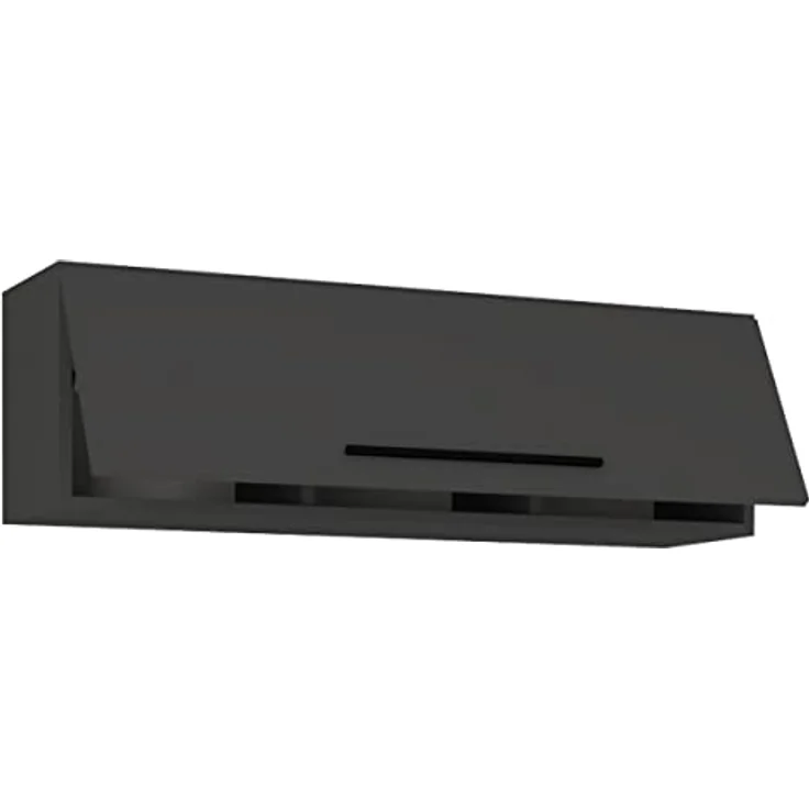 MID.YOU Lowboard Anthrazit, hängend aus Holzwerkstoff, 2 Fächer, 95x30x30 cm – Bild 1