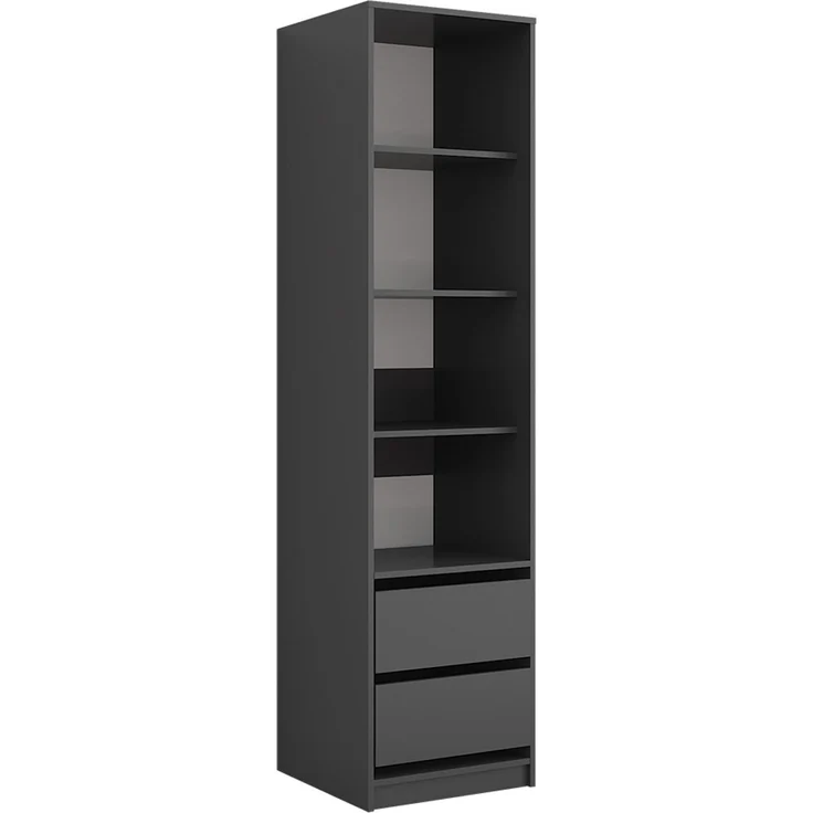 Kleiderschrank Elmo Anthrazit 50 x 200 cm Vicco – Bild 1