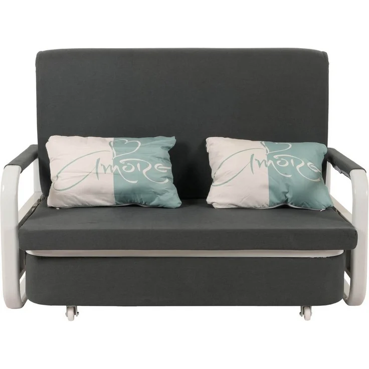 MCW Schlafsofa MCW-M83-130, Mit Armlehne und Kissen – Bild 1
