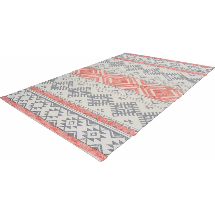 Ethnie 200 Grau / Apricot 80cm x 150cm