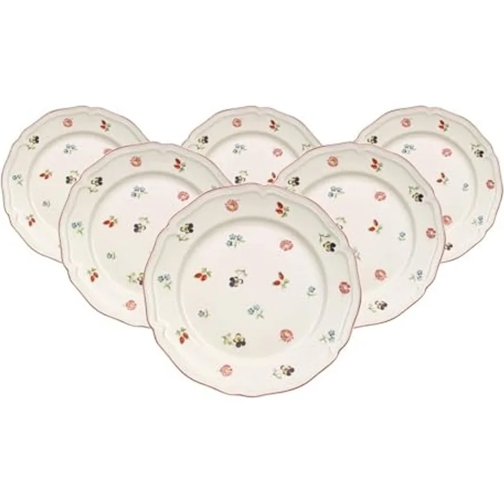Multipack Villeroy & Boch Petite Fleur Frühstücksteller - 6 Stück