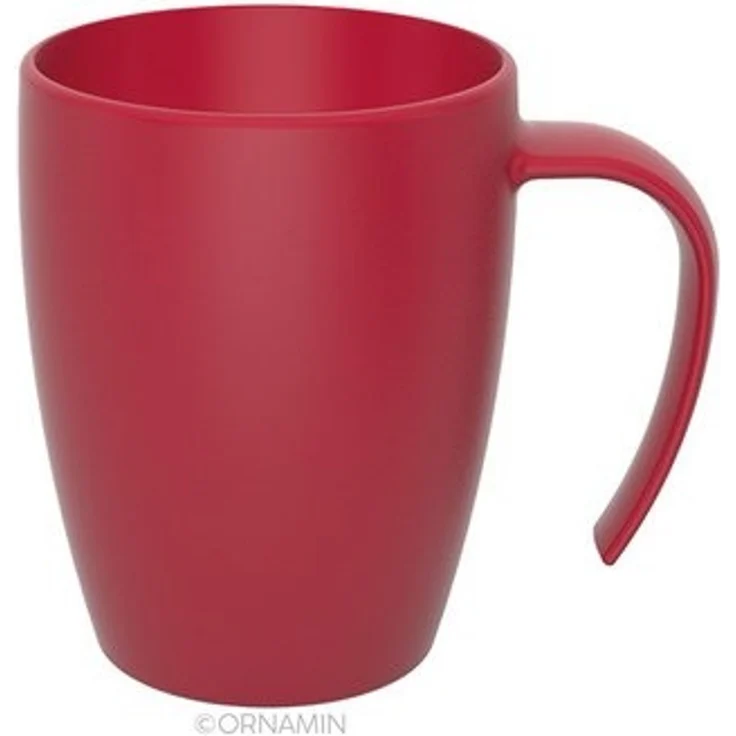 Ornamin Becher Kaffeebecher mit ergonomischem Henkel, Kunststoff, BPA-frei l Stapelbar l Made in Germany – Bild 4