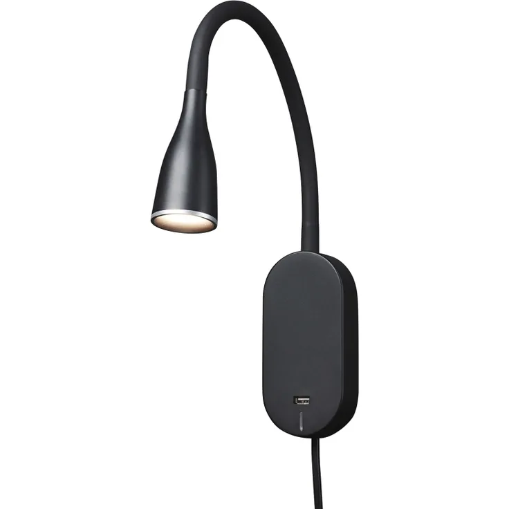 Wandleuchte USB LED SORT