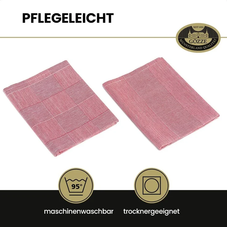 Gözze Geschirrtuch Geschirrtücher, Des. 60054, (Set, 4-tlg), aus 100% Baumwolle, jacquard gewebt – Bild 4