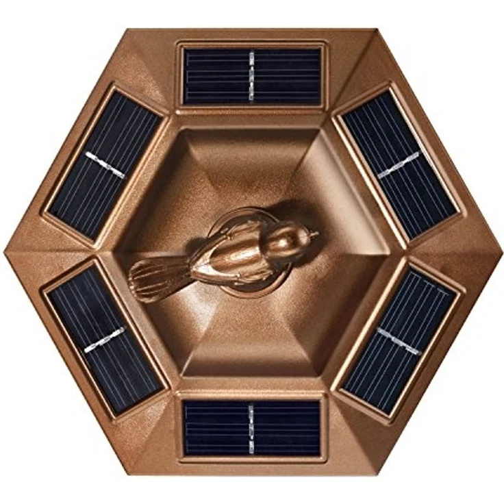 Esotec Solar Standleuchte Tivoli, warmweiß, 68 cm, kupferfarben – Bild 4