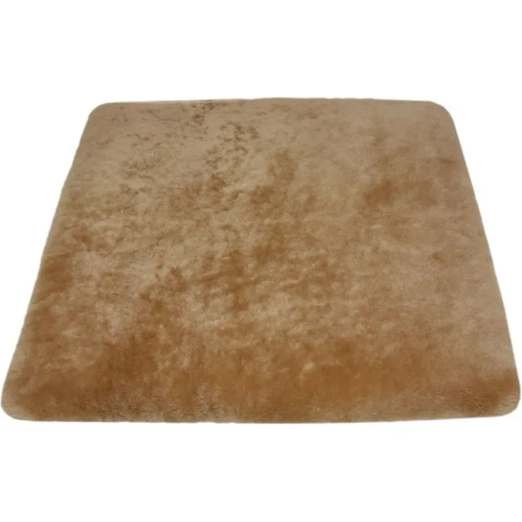 Reissner Lammfelle Sitzkissen Echtes Merino Lammfell mit Schaumstoffeinlage