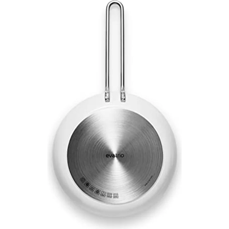 Eva Solo White Line Bratpfanne 24 cm, keramische Slip-Let®-Antihaftbeschichtung, ofenfest bis 400°C, spülmaschinenfest, weiß – Bild 4