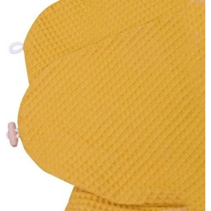 HOBEA-Germany Stillkissen XXL Lagerungskissen Schwangerschaftskissen Seitenschläferkissen groß (Waffelmuster senfgelb, Bezug für Stillkissen) – Bild 6