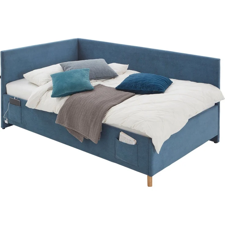 meise.möbel Kinderbett COOL II, Polsterbett wahlweise mit Bettkasten, Jugendbett inkl. USB Anschlüsse – Bild 2